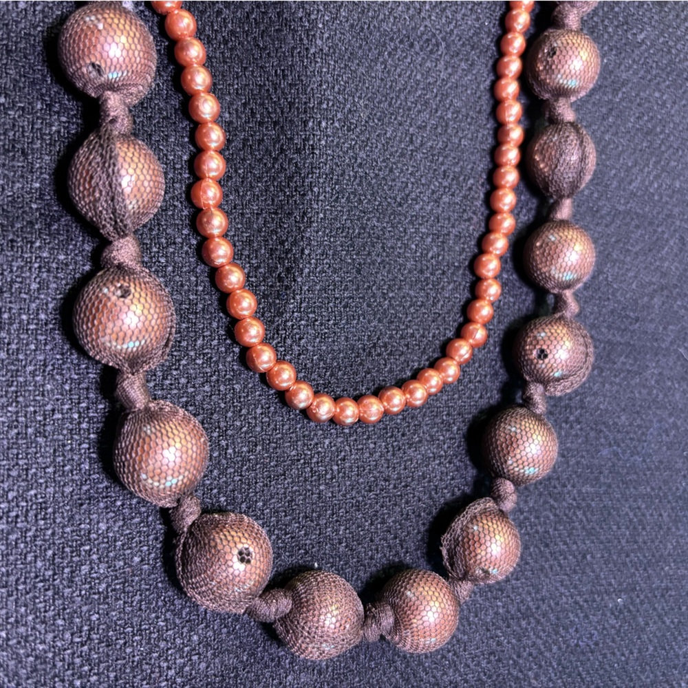 Vintage Yves Rocher Mesh Necklace